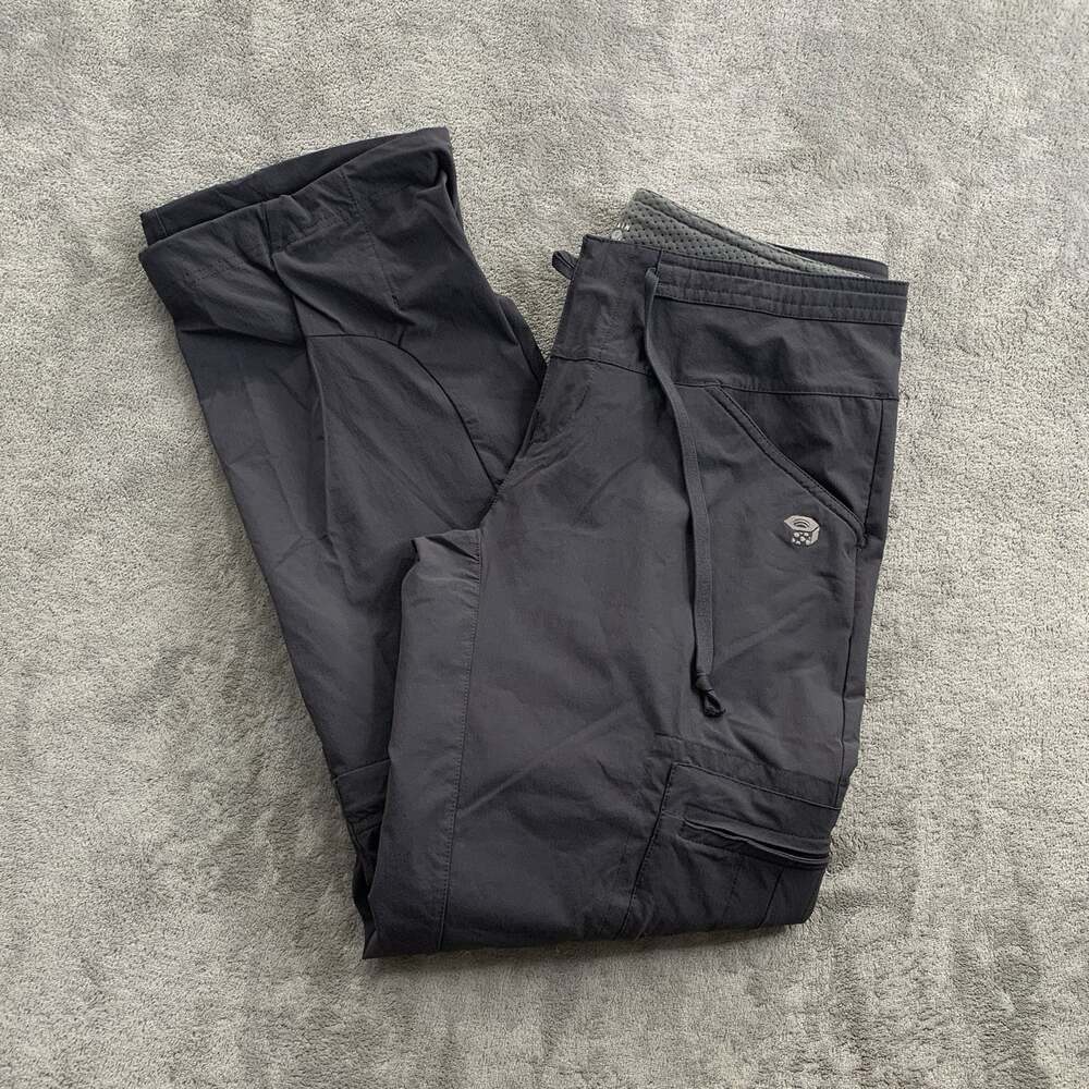Mountain Hardwear Yuma Convertible Zip Off Pants Womens 6/32 Gray Hiking Outdoor